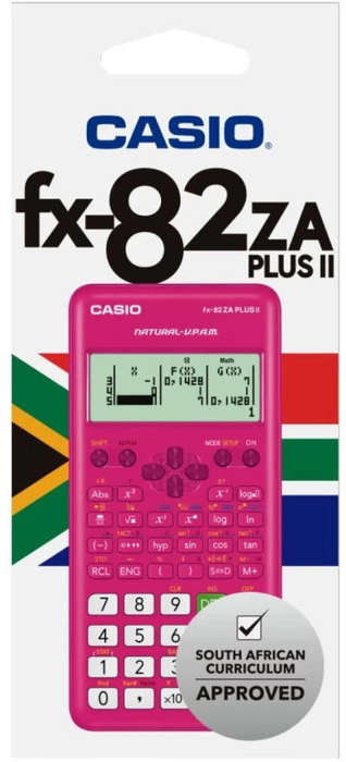 Casio FX-82ZA Plus II Scientific Calculator(Pink)