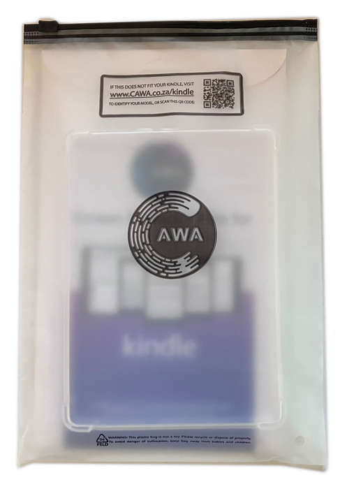 CAWA Clear Cover for Amazon Kindle (choose model/size when you checkout)