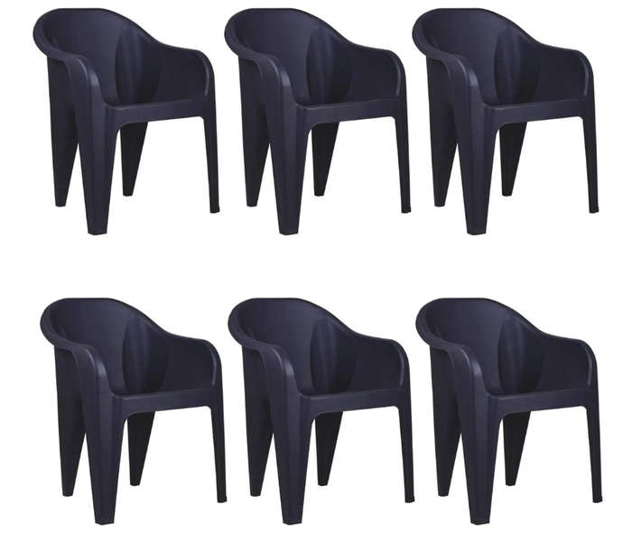 Heavy Duty Jumbo Outdoor Chair Set of 6