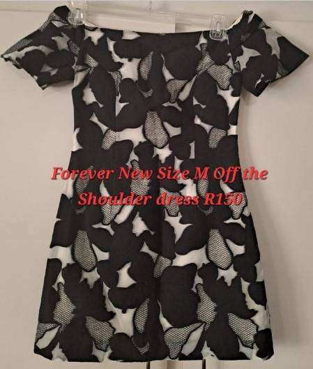 Forever New Off the Shoulder  Mini  Dress -  Excellent Condition - Like New