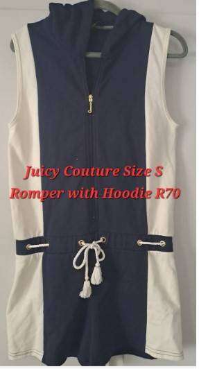 Juicy Couture - Romper with Hoodie  -  Size Small -  Like New