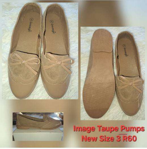 Image Taupe Pumps -   Size 3