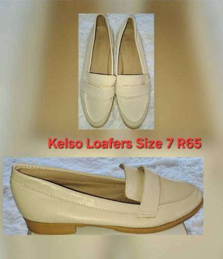 Kelso Loafers - White -   Size 7 - Condition Like New
