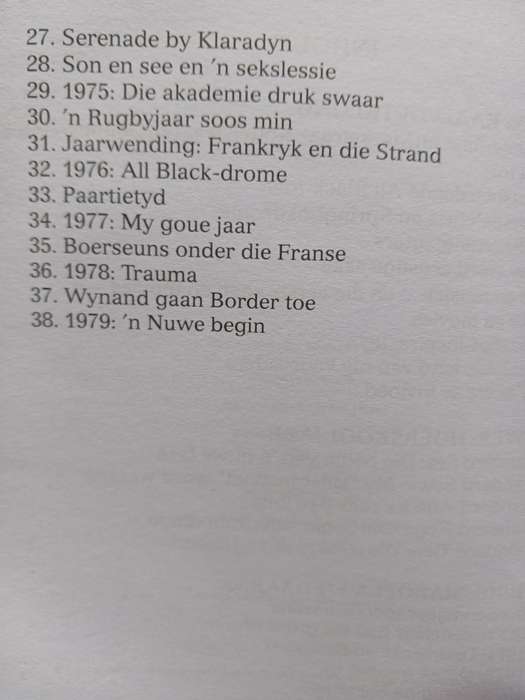 Wynand Claassen - Kaalvoetklong to rugbytoks