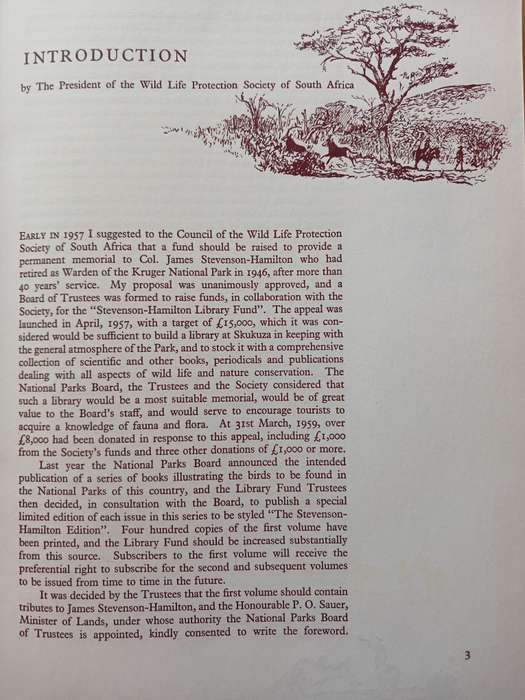 Birds of the Kruger and other National Parks: Stevenson Hamilton Edition