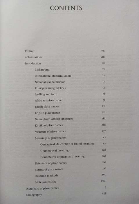 A New Dictionary of South African Place Names by Peter E. Raper