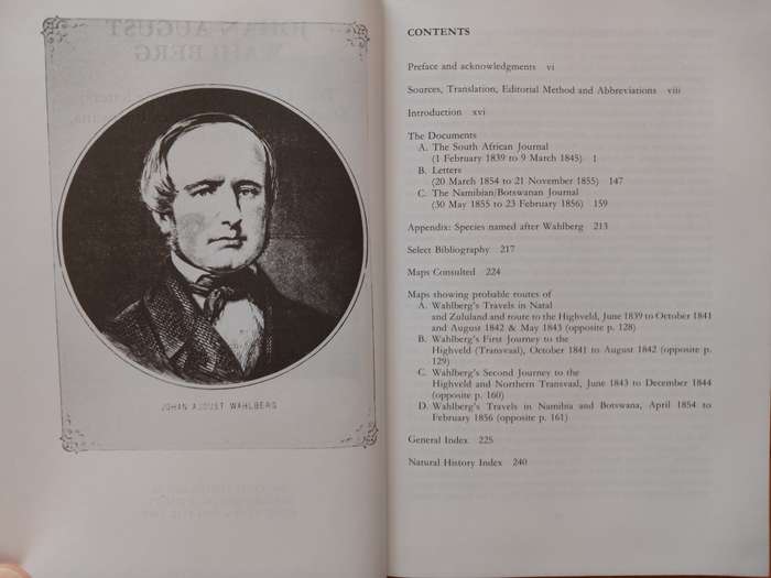 Johan August Wahlberg - Travel Journals (& some Letters) South Africa &Namibia/Botswana, 1838-1856