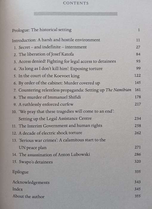Death, Detention and Disappearance - A lawyer's battle to hold power to account in 1980's Namibia