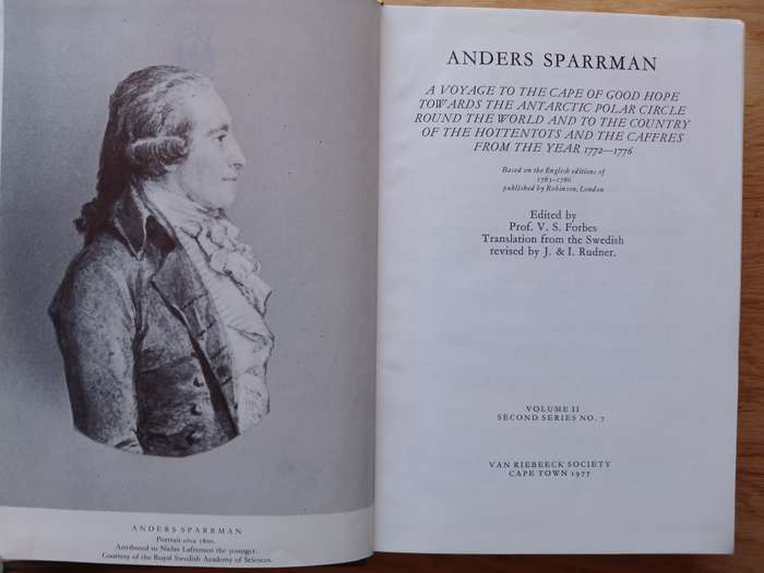Anders Sparrman - A Voyage to the Cape of Good Hope towards the Antarctic Polar Circle etc.