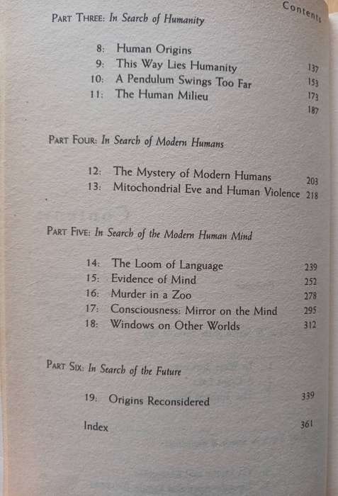 Origins reconsidered - In search of what makes us human