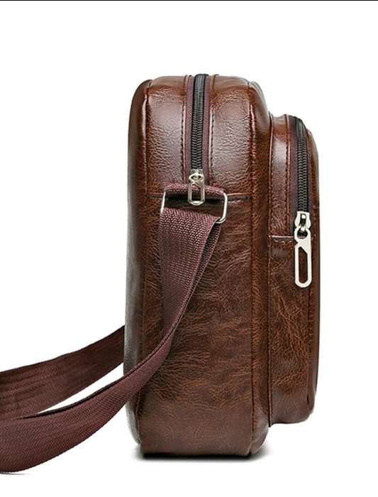 Wow amazing luxurious luxurious Men's (P) u leather crossbody bag