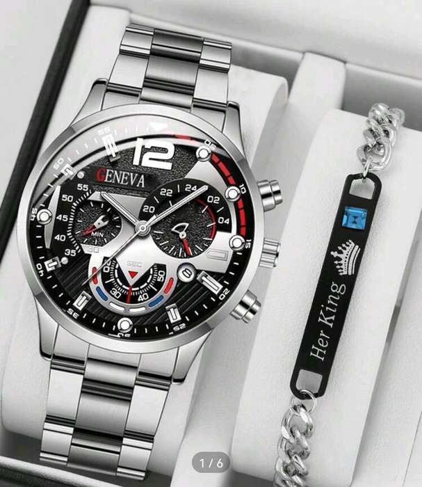 Men's 2 Piece Quartz Watch Set