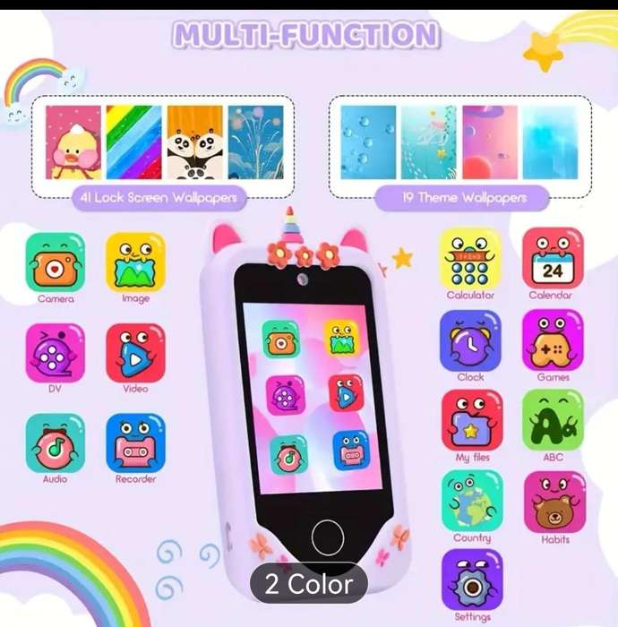 Kids Smart Phone for 3-12 Year Old Boys Girls with dual camera