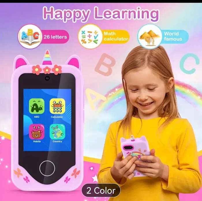 Kids Smart Phone for 3-12 Year Old Boys Girls with dual camera