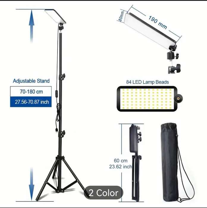 New on the market LED tripod camping light comes with free bag