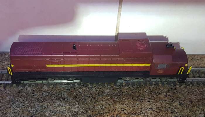 SAR Class 33-000 Diesel Locomotive #33-006 body mounted on HO Scale Frateschi chassis
