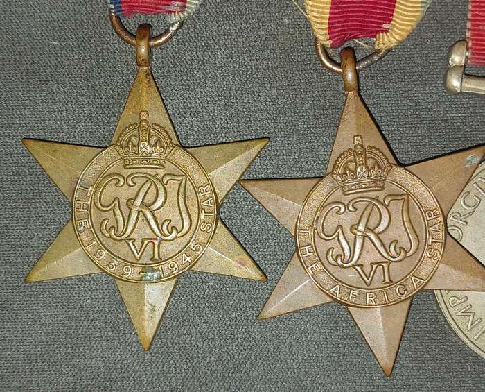 4 x WW2 MEDALS : 108982 W.R.KING