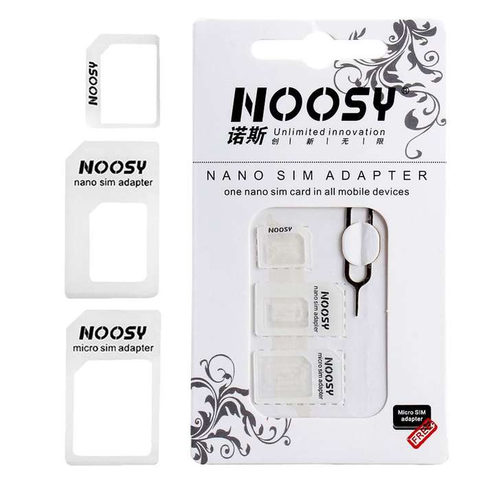 Sim Card Adapter & Size Changer - Micro Sim, Nano Sim (Noosy) (Local Stock) (Brand New)