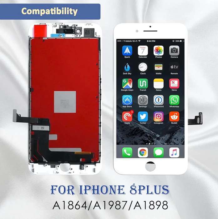 IPhone 8 Plus Screen Replacement - LCD Screen Touch Digitizer Assembly (Good Quality) (Local Stock)