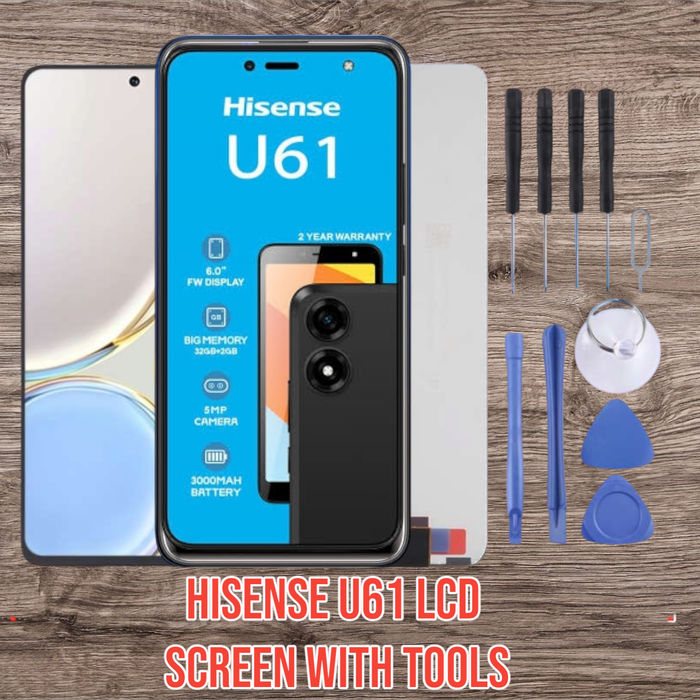 Hisense U61 LCD Screen - LCD Screen Touch Digitizer Assembly