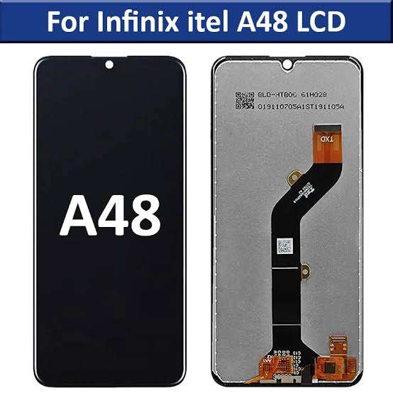 Itel A48 LCD Screen - LCD Screen Touch Digitizer Assembly (Local Stock)