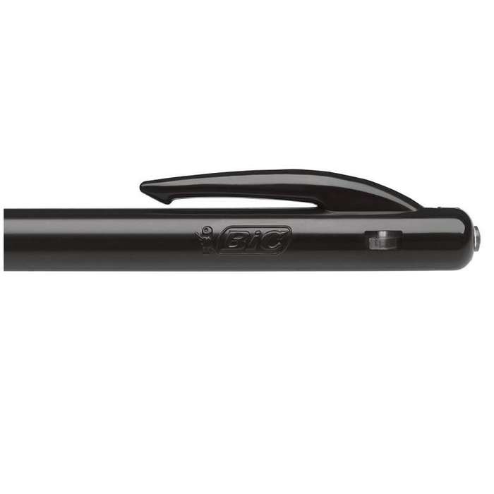BIC Clic Medium Ballpoint Pens, Black (Box of 60)