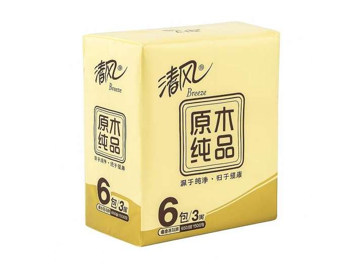 Breeze 3-Ply Facial Tissues  6 Pack