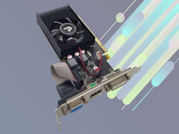 AMOG Graphic Card  R5220 2Gb Ddr3 64B HDMI VGA DVI PCI-E