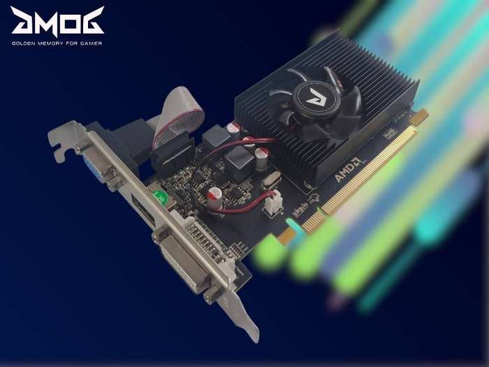 AMOG Graphic Card  R5220 2Gb Ddr3 64B HDMI VGA DVI PCI-E