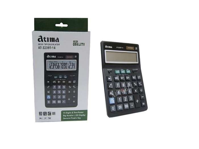 ATIMA Desktp Calculator 14 Digit At-2239