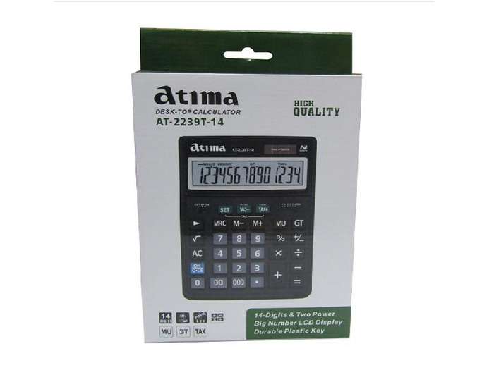 ATIMA Desktp Calculator 14 Digit At-2239