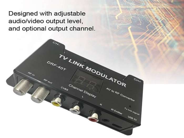 DTV Tv Link Modulator Av To Rf Converter