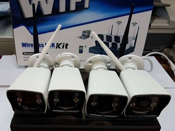 ZAVISION Wireless 4Ch Camera Kit 1Mp WIFI 1MP 4CH