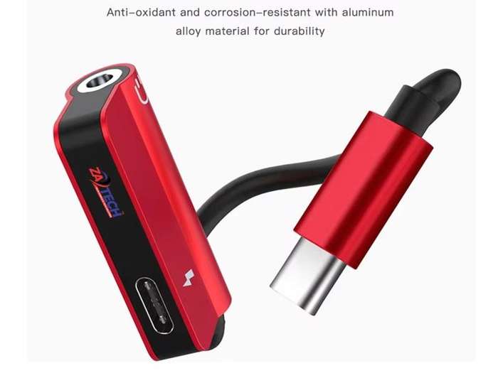 TYPE C To Aux Charging Play Music Call