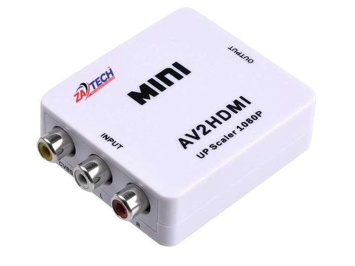 ZATECH Convertor Av2 Hdmi Up Scaler 1080