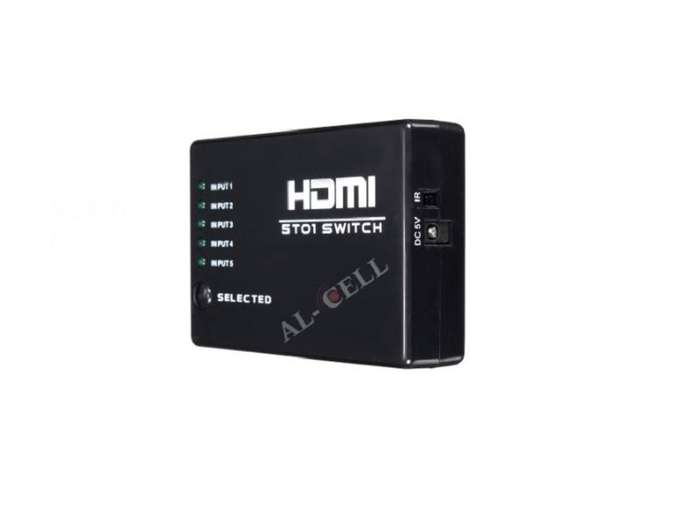 ZATECH 5 Port Hdmi Switch + Remote