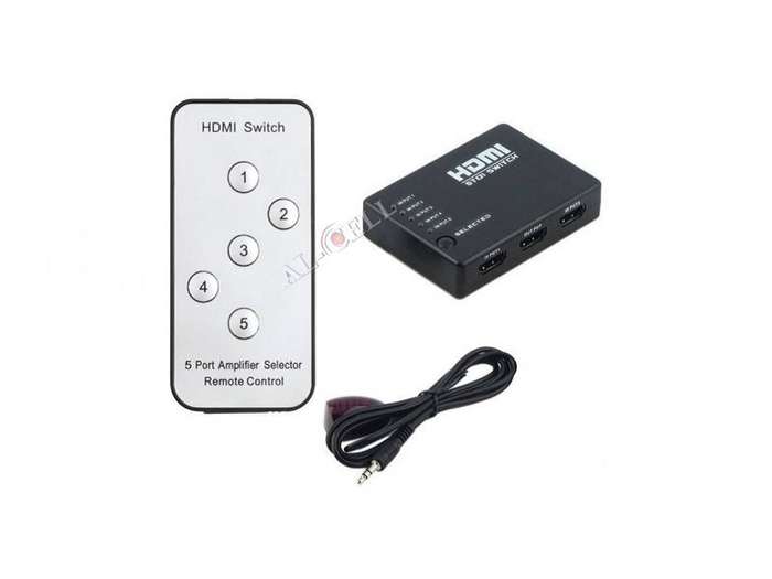 ZATECH 5 Port Hdmi Switch + Remote