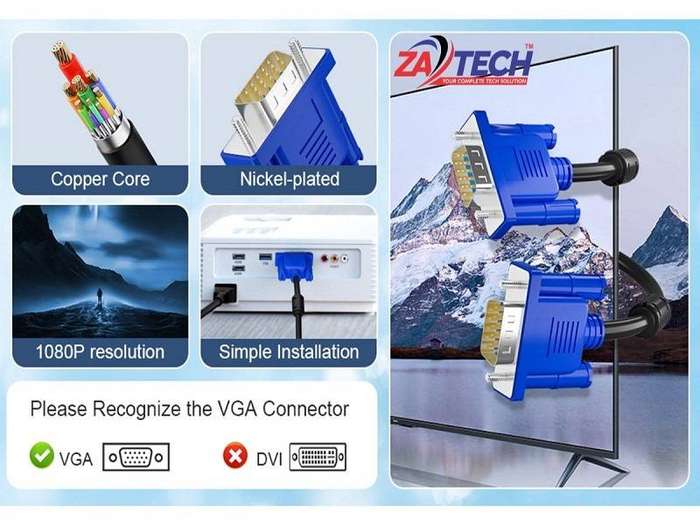 ZATECH Vga Cable 15 Mtr
