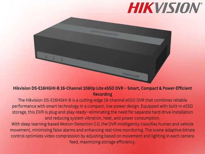 Hikvision 16CH eDVR CCTV Kit with ZATECH Cabling  Full Solution