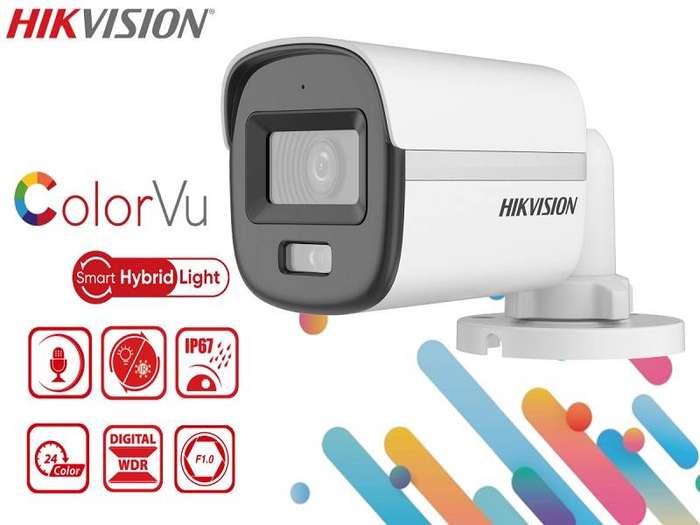 Hikvision 4-Channel ColorVu CCTV Kit with Zatech RG59 Cable, Junction Box