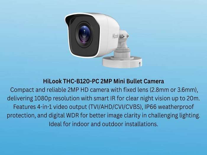 HiLook 16CH CCTV Kit with ZATECH Cables, 2TB HDD and Accessories