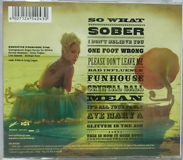 Funhouse Pink CD