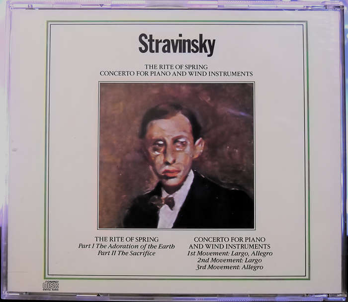 STRAVINSKY the rite of spring CD