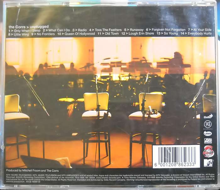 THE CORRS unplugged CD