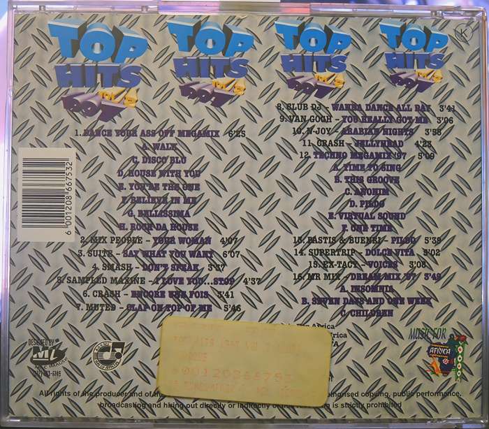 TOP HITS 1997 vol 2 CD