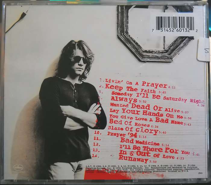 BON JOVI cross road CD
