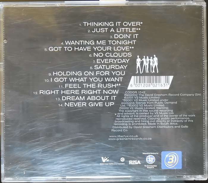 LIBERTY X thinking it over CD