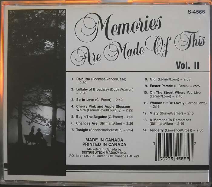 MEMORIES ARE MADE OF THIS Vol. II