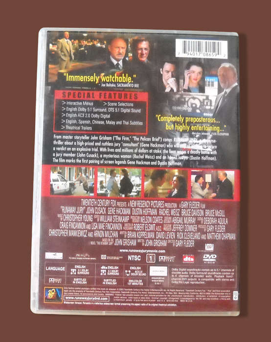 Runaway Jury (DVD) Region 1