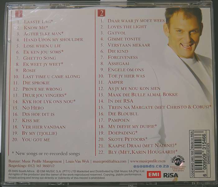 STEVE HOFMEYER grooste platinum treffers CD